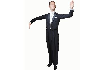 man ballroom standard tailsuit tails